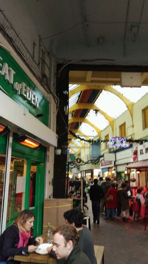 inside the market  at Eat of Eden in South West London