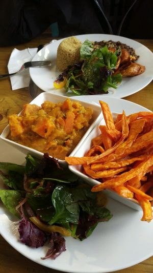 sweet potato heaven  at Eat of Eden in South West London