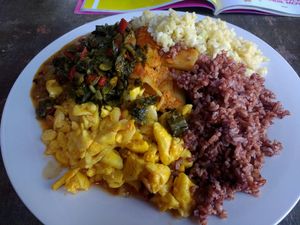 Eden platter (food selection varies) at Eat of Eden in South West London