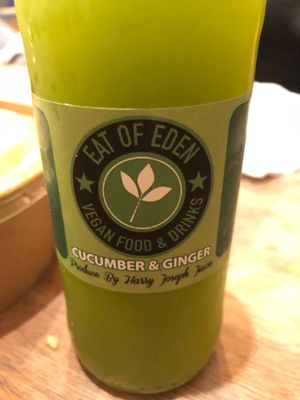 Delicious juice at Eat of Eden in South West London