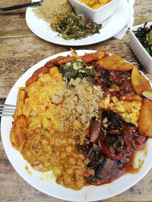 Eden platter at Eat of Eden in South West London