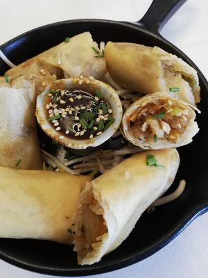 Rotllets d'arròs at Prick Thai in Cambrils