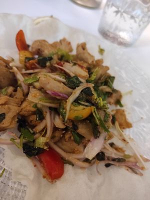 Ensalada vegana, excelente! at Prick Thai in Cambrils