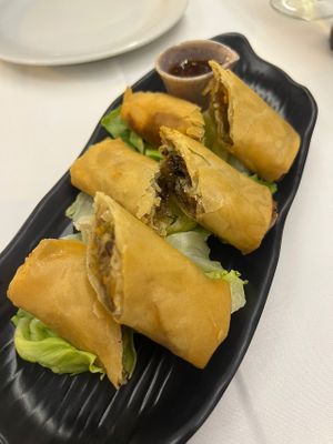 Los mejores rollitos de mi vida  at Prick Thai in Cambrils