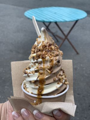 Soft ice cream 💚  at Palma Kiosk & Kaffebar in Sarpsborg