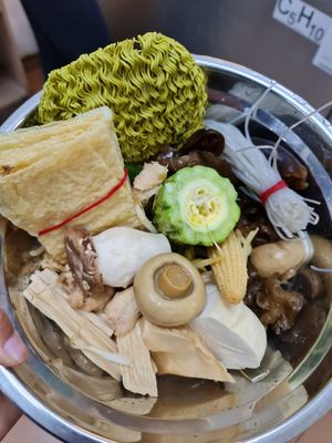 Mala Hotpot  ~ $17.70 ~ 7/10/21 at SHU Vegetarian 蔬方斋 - Ang Mo Kio  in Northeast Singapore
