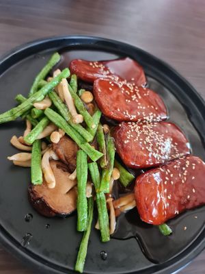 Omnimeat with marmite sauce~ 24/7/23 at SHU Vegetarian 蔬方斋 - Ang Mo Kio  in Northeast Singapore