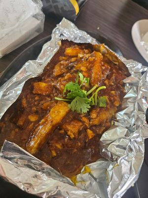 Hotplate BBQ Eggplant ~ 3/9/23 at SHU Vegetarian 蔬方斋 - Ang Mo Kio  in Northeast Singapore