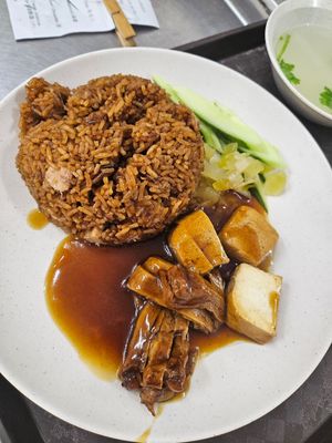DUCK RICE ~ 11/4/24 at SHU Vegetarian 蔬方斋 - Ang Mo Kio  in Northeast Singapore