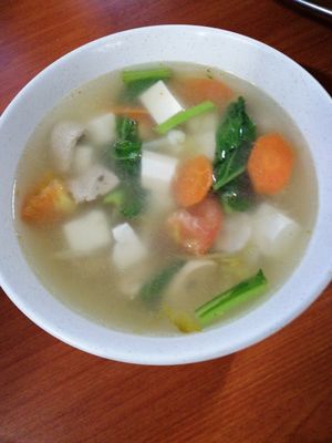 Toufu soup at SHU Vegetarian 蔬方斋 - Ang Mo Kio  in Northeast Singapore