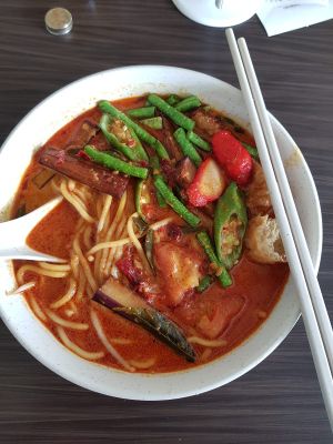 Curry Noodles at SHU Vegetarian 蔬方斋 - Ang Mo Kio  in Northeast Singapore
