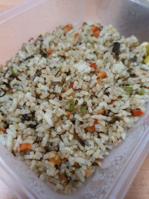 Olive fried rice (Grab food) at SHU Vegetarian 蔬方斋 - Ang Mo Kio  in Northeast Singapore