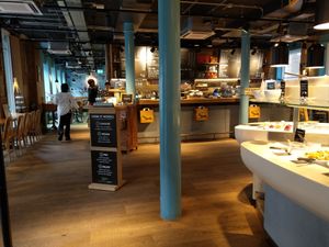 View of the reception at Tibits in South East London