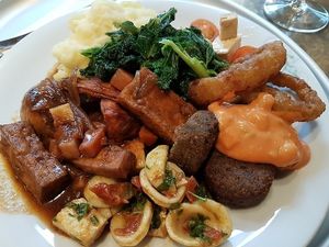 pay per weight dish at Tibits in South East London