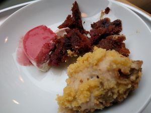 Dessert selection at Tibits in South East London