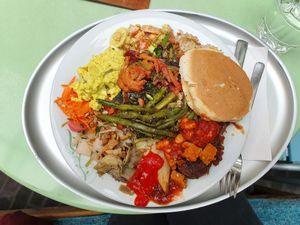 Piled up so many items - cost me £19 at Tibits in South East London