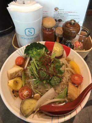 Ramen at Soranoiro in Tokyo