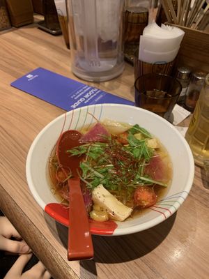 Salty ramen  at Soranoiro in Tokyo