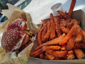 Humm at Vburger Camden in North West London