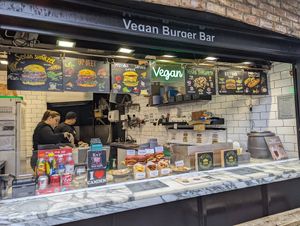 Vegan Burger Bar at Vburger Camden in North West London