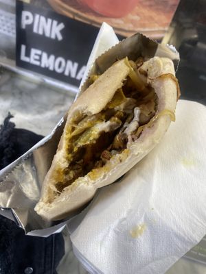 Excuse the bite mark - I was too hungry!   at Vburger Camden in North West London