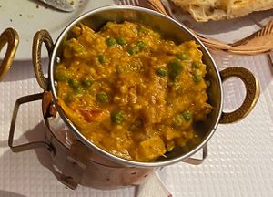 Vegan chicken tikka massala  at Sanskar Nepal in Lisbon