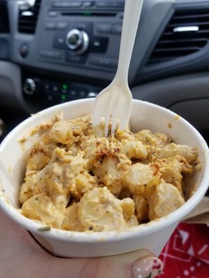 Mac n' Cheese. Very peppery and flavorful. at enVegan in Morrow