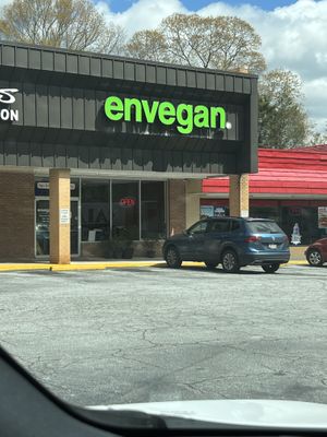 Outside  at enVegan in Morrow