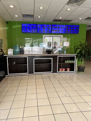 Cashier's desk  at enVegan in Morrow