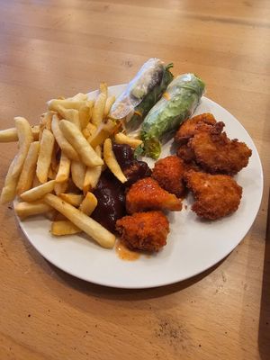 Sampler Plate. 😛 at enVegan in Morrow