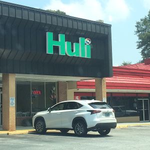 outside at enVegan in Morrow