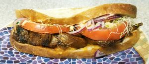 Sweet BBQ Sandwich❤ at enVegan in Morrow