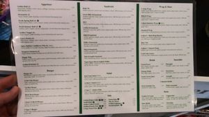 Menu at enVegan in Morrow