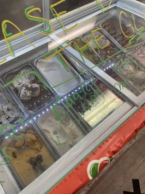 Ice cream bar at Dajen Eats in Eatonville