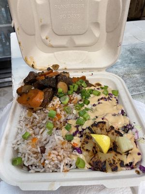 Build a bowl- Hoax tail   at Dajen Eats in Eatonville