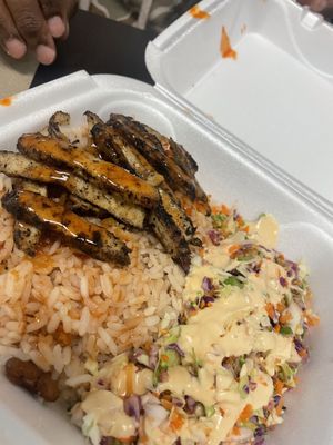 Jerk Chickn bowl   at Dajen Eats in Eatonville