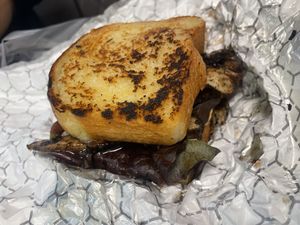 Jerk Chickn sandwich   at Dajen Eats in Eatonville