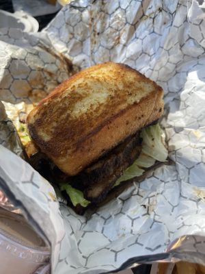 jerk sandwich   at Dajen Eats in Eatonville