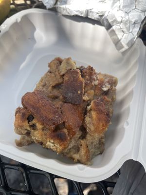 bread pudding  at Dajen Eats in Eatonville