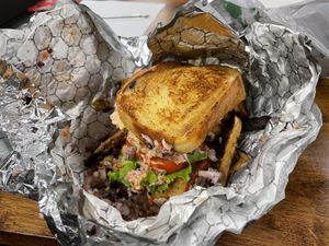 Identity crisis sandwich  at Dajen Eats in Eatonville