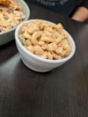 Very tasty macaroni salad. I would go back just for this. at Dajen Eats in Eatonville
