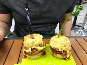 Breakfast Biscuits  at Dajen Eats in Eatonville