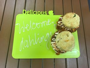 Chick’n scone at Dajen Eats in Eatonville