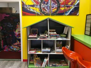 Library  at Dajen Eats in Eatonville