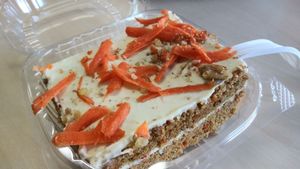 Carrot cake at Dajen Eats in Eatonville