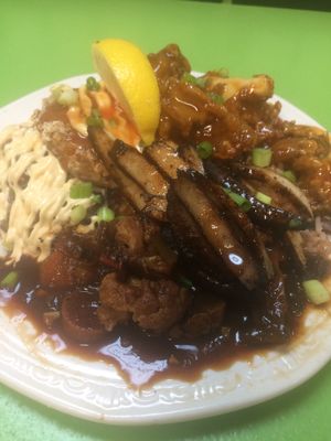 literally like everything on the menu.  at Dajen Eats in Eatonville