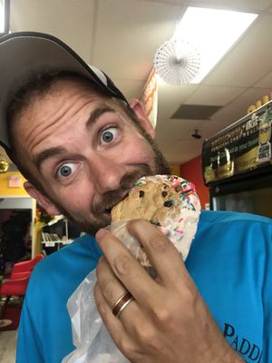 Ice cream sandwich  at Dajen Eats in Eatonville