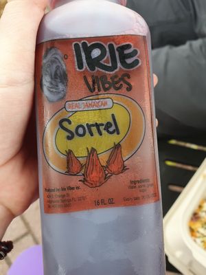 Sorrel Drinks at Dajen Eats in Eatonville