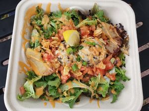 Manley-Castro salad  at Dajen Eats in Eatonville
