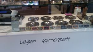 Vegan ice-cream flavors at Gelato Mio at Gelato Mio in Arco